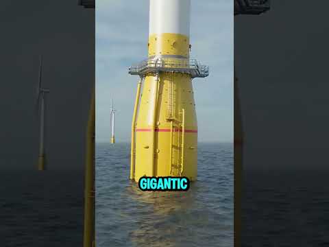 How Engineers Build Massive Offshore Wind Turbine Foundations #interesting #unique